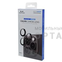 Защита на камеру KEEPHONE CALVIN, iPhone 16 Pro (6.3), Black