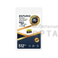 MicroSDXC  512GB  Exployd Class 10 Premium UHS-I U3 (95 Mb/s) без адаптера