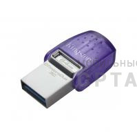 Флешка USB3.2 64 Гб Kingston  DataTraveler microDuo 3C  (USB 3.0/3.2 + Type C)