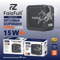 Аудио-колонка беспроводная FaizFull FK150 15W IPX6  TWS (Black)