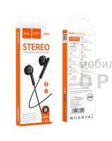 Наушники проводные внутриканальные HOCO M93, Joy, Jack 3.5мм, 1.2 м,  черный