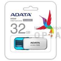 Флешка USB 32 Гб A-Data  UV240  белый