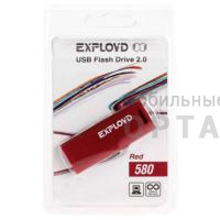 Флешка USB 16 Гб Exployd  580  красный Флешка USB 16 Гб Exployd  580  красный